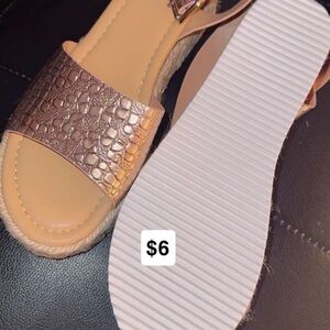 Stylish Metallic Sandals